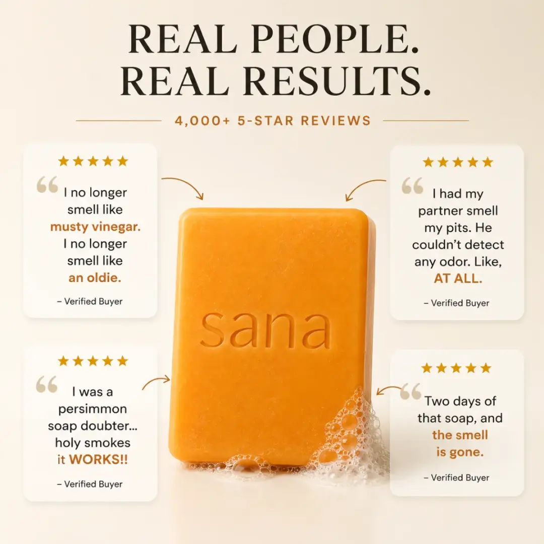 Real results with Sana persimmon soap
